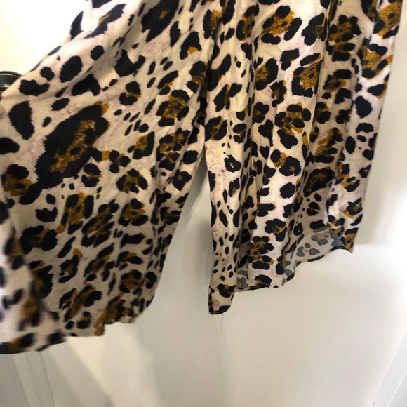 Urban Romantics Leopard Print Wide Leg Jumpsuit - Picture 4 of 8